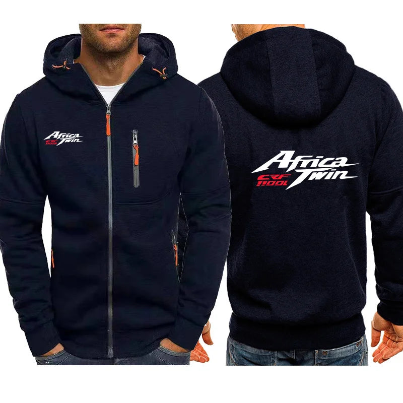 Africa Twin Crf 1100L Crf1000 Men Jackets Hoodies Coats Motorcycle Hondaes F1 Zipper Sweatshirts Male Jacket Mens Outerwear