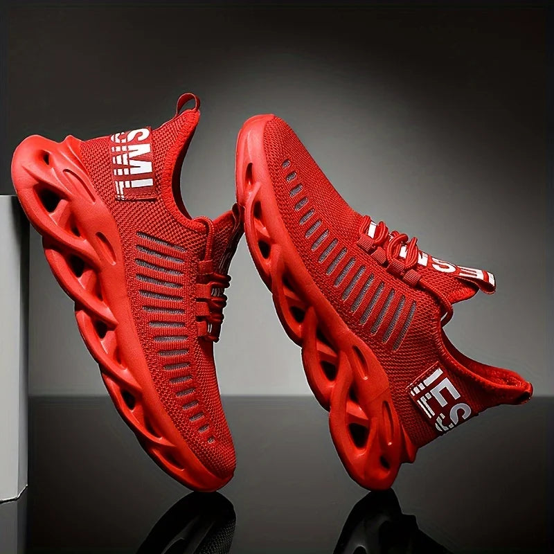 New men's casual sports running shoes comfortable breathable fitness running Plus size sneakers Fashion mesh summer walk 2025