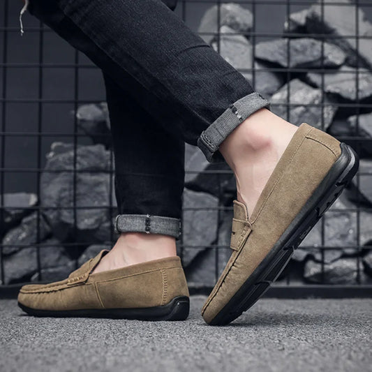 Men's Casual Shoes Summer Moccasins Men Loafers Leisure Non-Slip Flats Lightweight Soft Slip on Driving Shoe Sapatenis Masculino