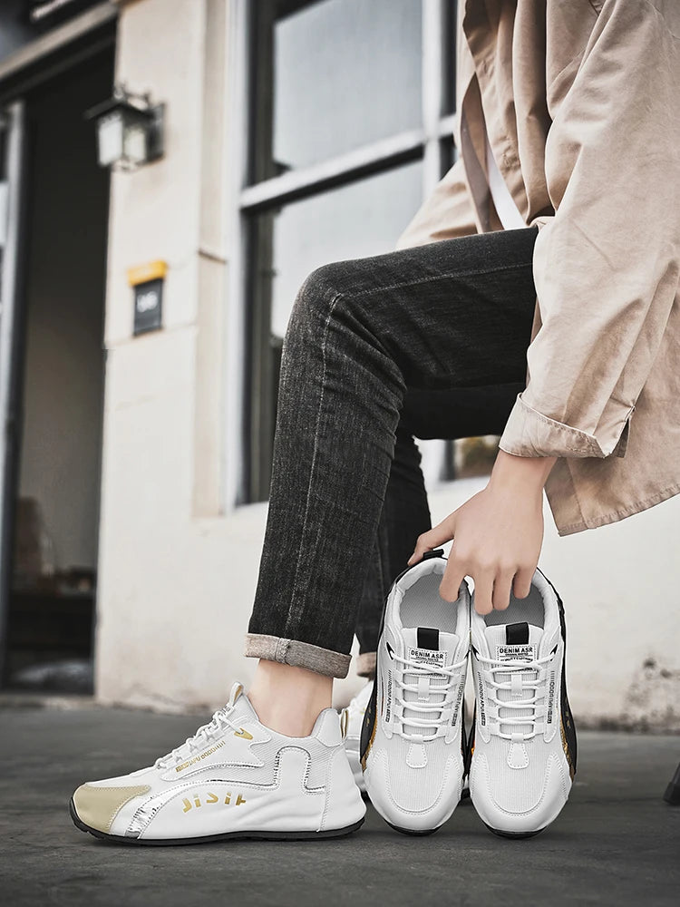 Men Casual Sneakers 2025 Spring Fashion Breathable Mesh Male Jogging Platform Walking Sneakers Shoes for Men Trend Joker