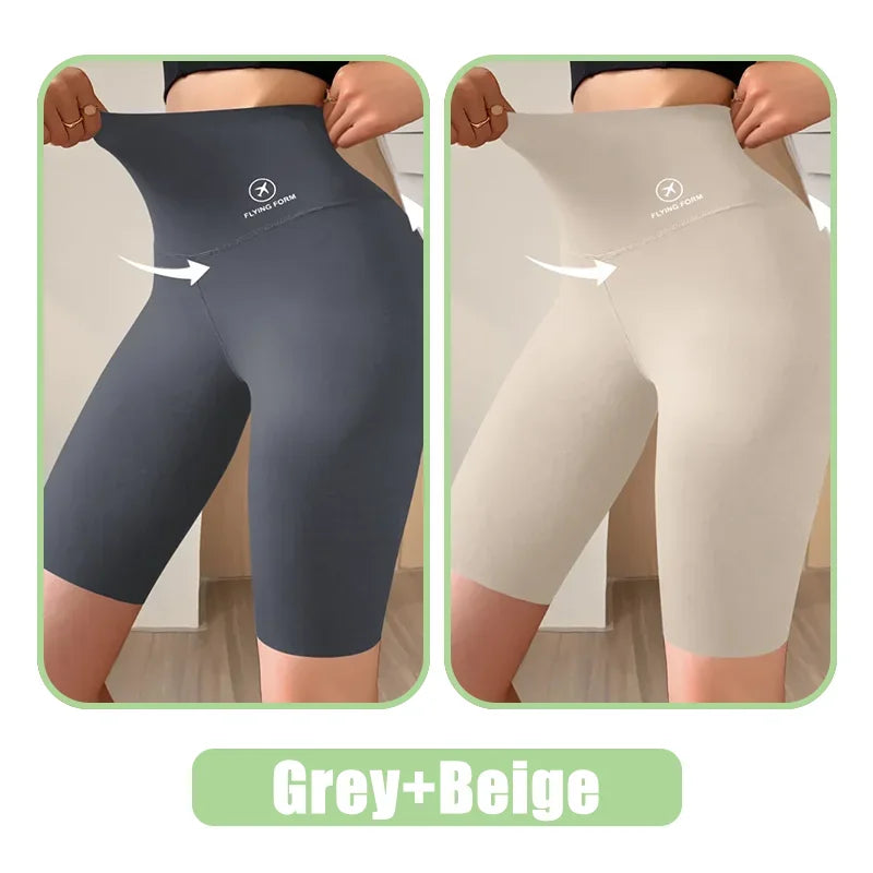 Women Jogging Fitness Cycling High Waist Sports Shorts