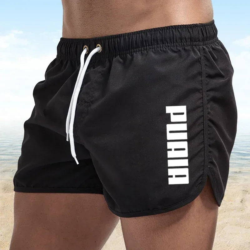 New Hot Summer Swim Shorts Sports Gym Shorts Men's Beachwear Luxury Beach Shorts Quick-drying Men's Swimwear Board