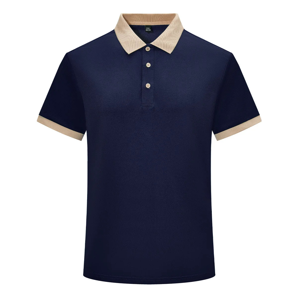 High Quality Sports Leisure Polo Shirts Patchwork Lapel collar short sleeved T-shirt Comfortable Golf men's Clothes summer