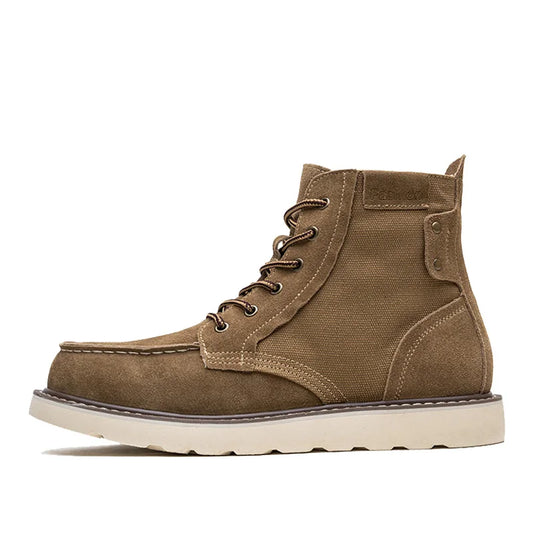 Outdoor Men Hiking Shoes Waterproof Tactical Leather Hunting Boots Desert Camping Sneakers Ankle Men Trekking Casual Shoes