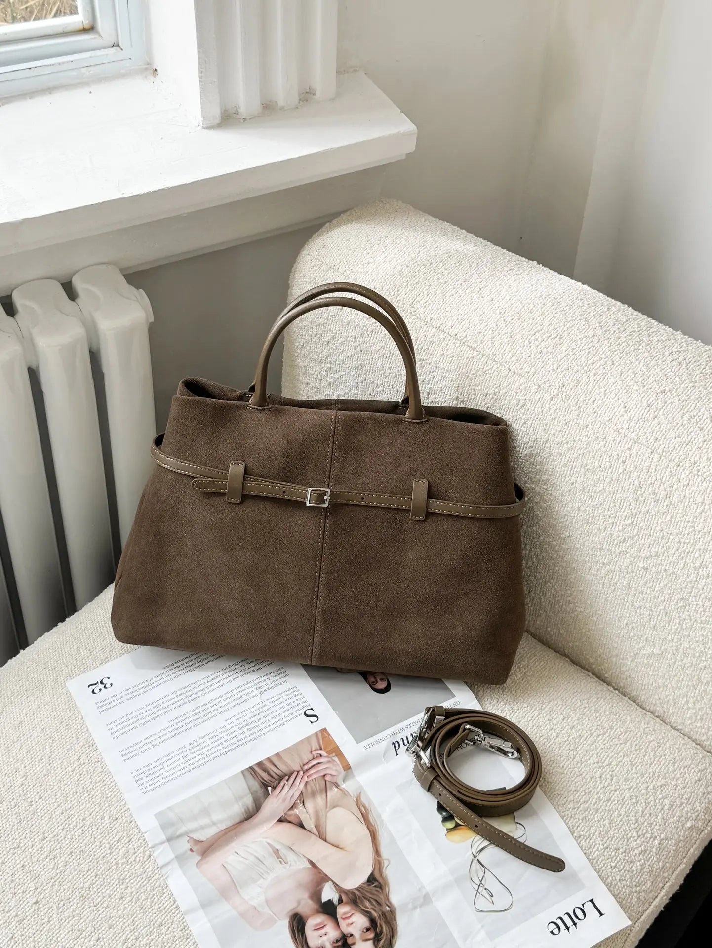 Genuine leather tote luxury designer shoulder cross ladies Tote coffee bag for woman