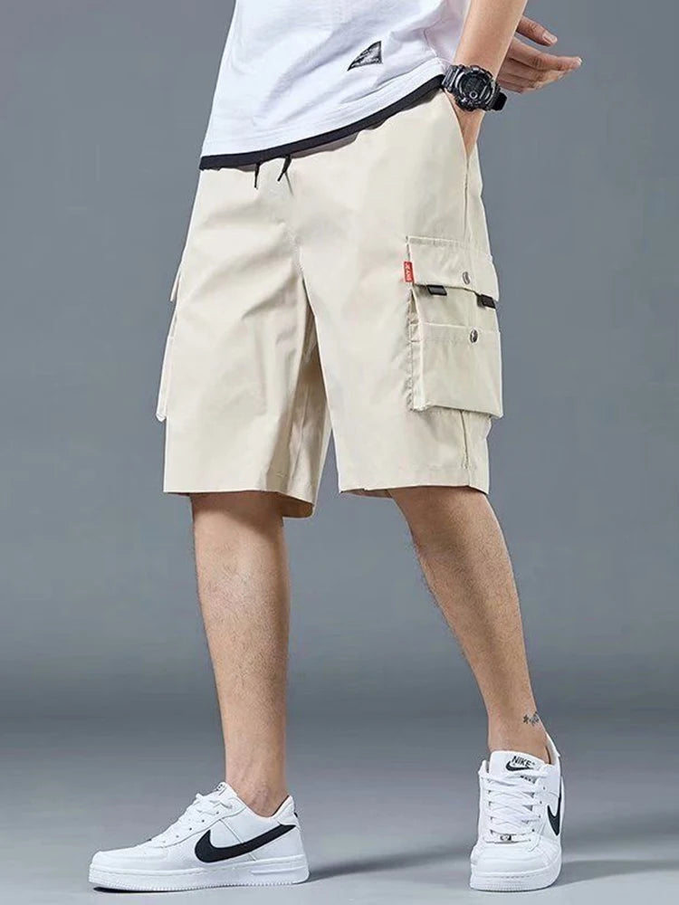 2024 New Men's Fashion Casual Cargo Shorts Summer Pockets Basketball Daily Wear With Bermuda y2k Streetwear Sports Short Pants