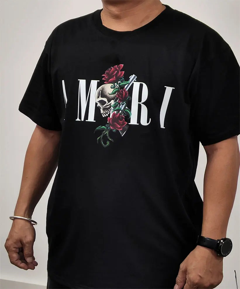 Retro Y2k T-shirt Cotton Soft Graphic Print Tees for Male Designer Luxury Short Sleeve Vintage O-neck Tops Summer Man Clothing