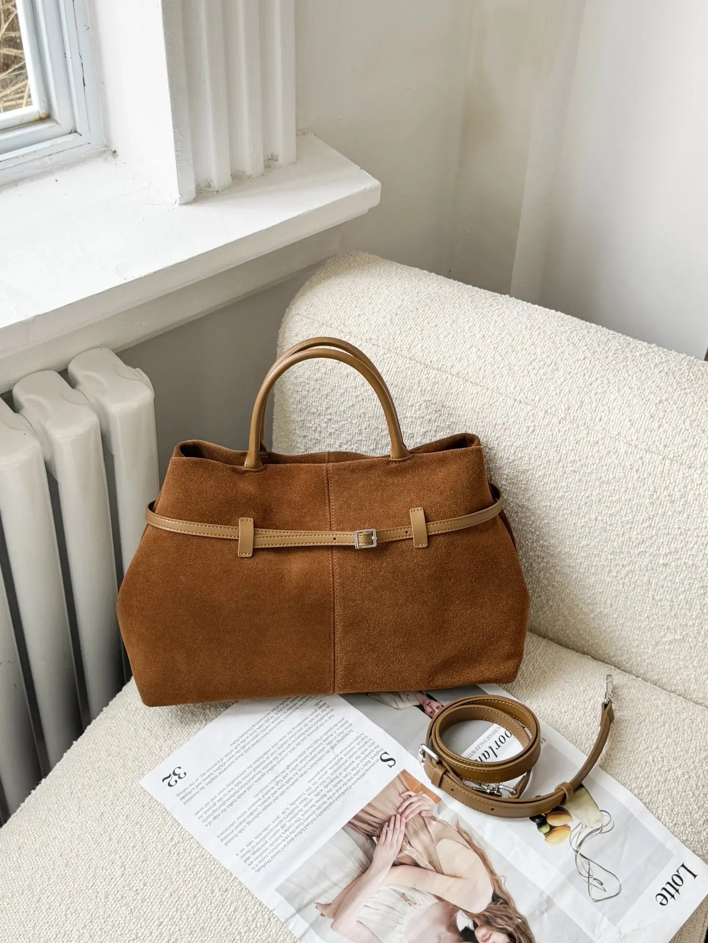 Genuine leather tote luxury designer shoulder cross ladies Tote coffee bag for woman