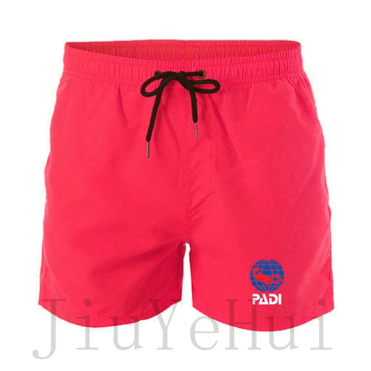 Padi Scuba Driver Summer Swimsuit Shorts Men's And Women's Beach Pants Mesh Breathable Quick Drying Fitness Box Board Shorts