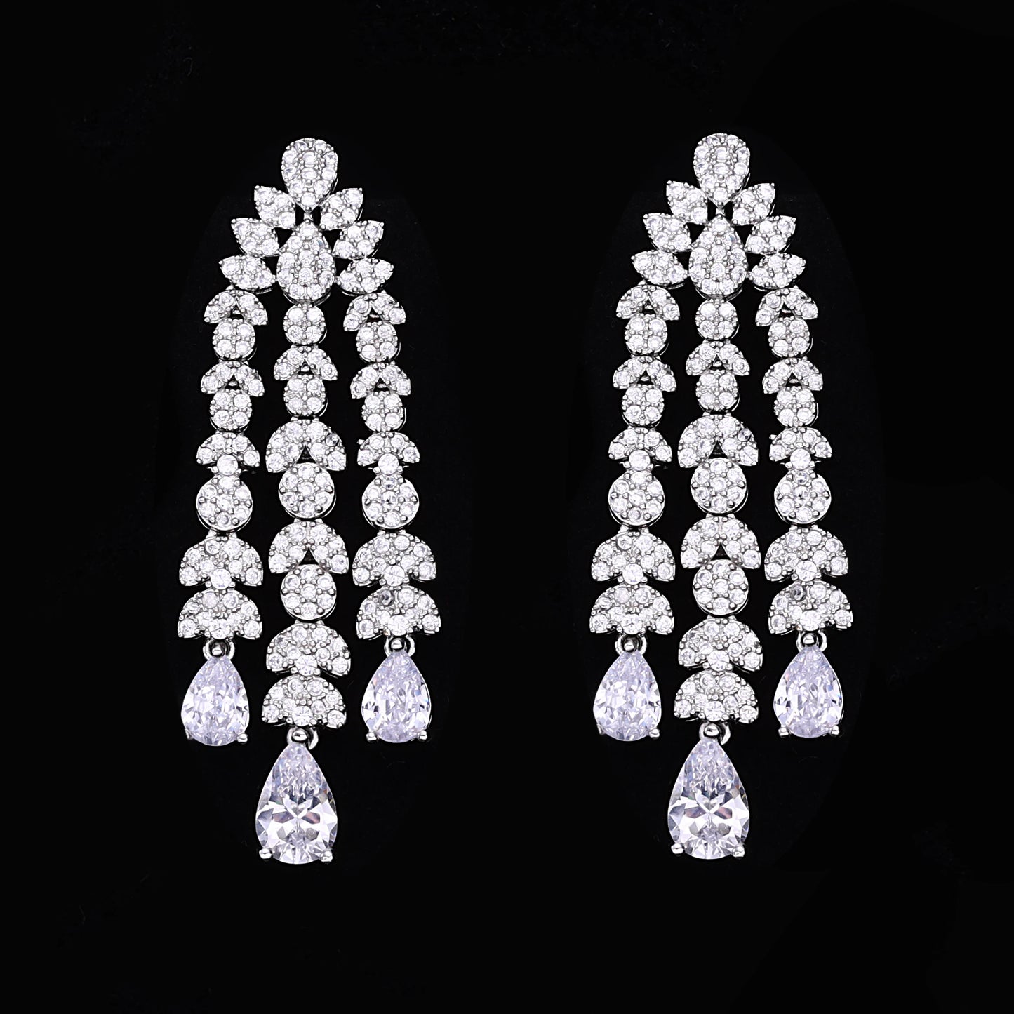 New Fashion Dubai Jewelry Cubic Zirconia Bridal Set Wedding Party Accessories Design