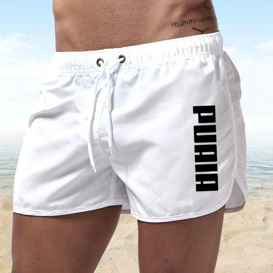 New Hot Summer Swim Shorts Sports Gym Shorts Men's Beachwear Luxury Beach Shorts Quick-drying Men's Swimwear Board