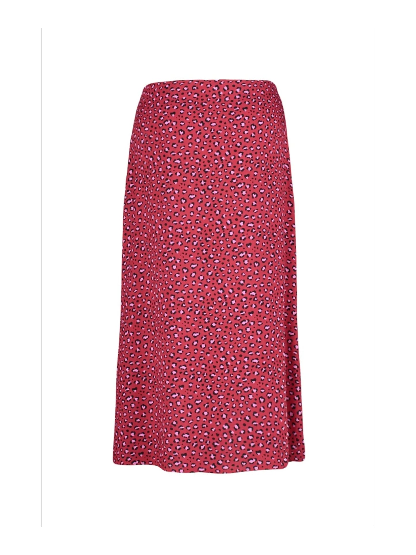 Trendyol TYZA Women's Plus Size Skirts Casual Animal Print Woven Plus Size Clothes Animal Print Skirts Casual