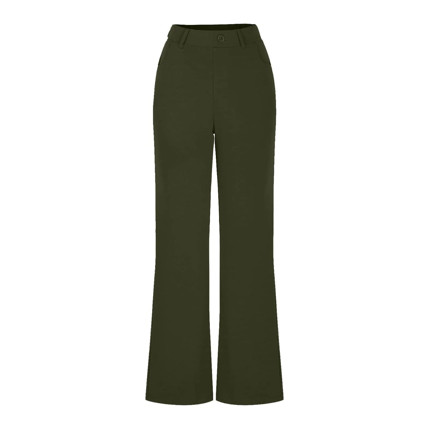 Women's Black Stretch Soft Cross Waist Flared Pants Yoga Casual Wide Leg Pants Sports Fitness Pants Women's Clothing