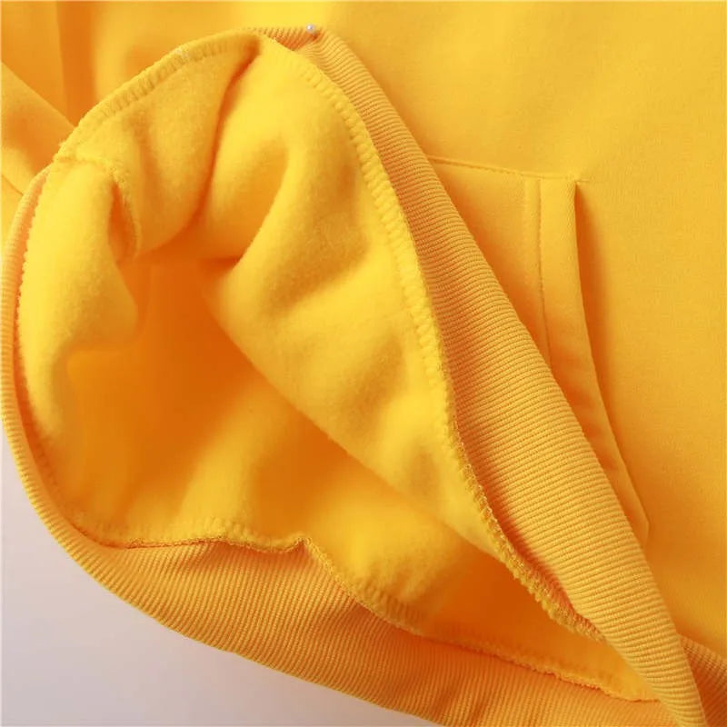 Dark Grey Hoodie Men Sweatshirt Autumn Winter Clothes Pure Color Y2k Pullover Top Boy Version Trend Loose Fleece Coat Oversized