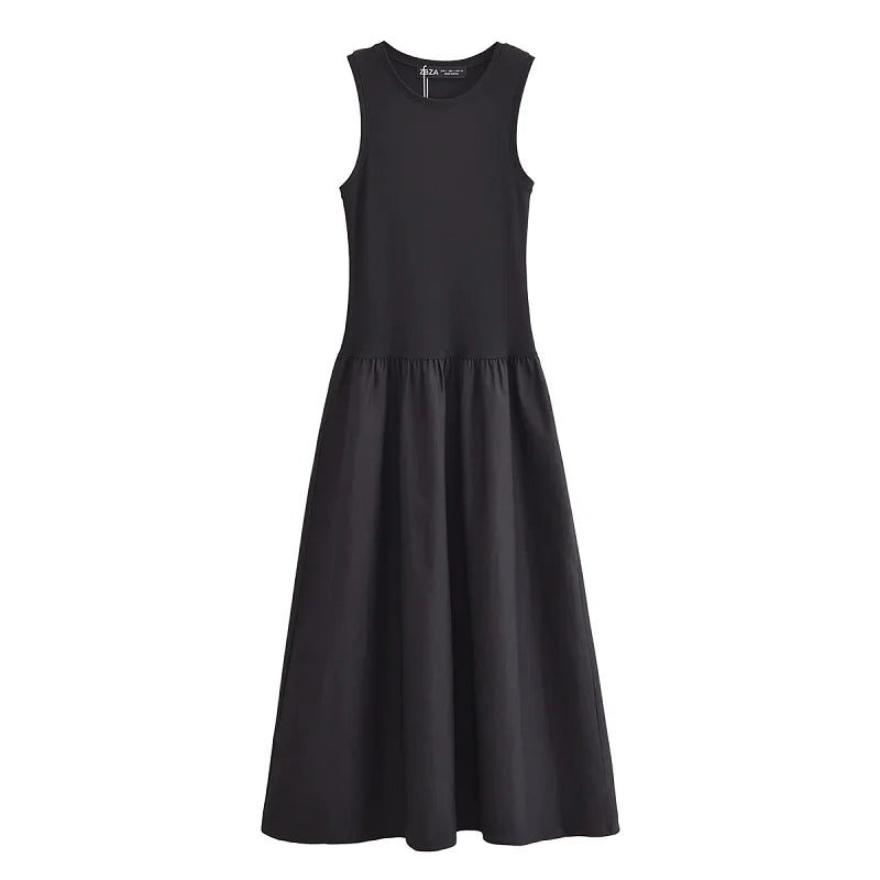Women's Sleeveless Black Dresses