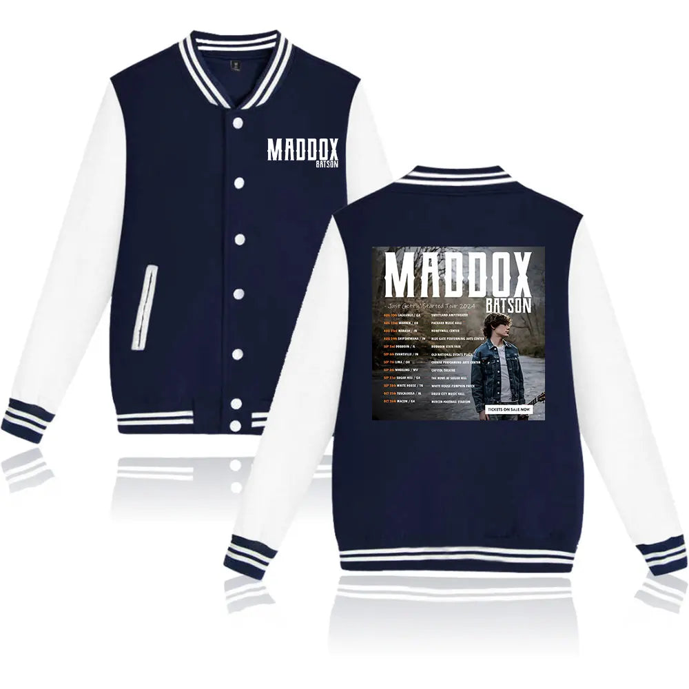 Maddox Batson Merch Jacket Cosplay Women Men Casual Sweatshirts Streetwear Fashion