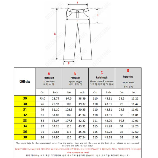 190 Cm Tall Men's Pants Summer Straight Chino Trouser Male Stretch Cotton Office Work Extra Long Leg Length 115 110cm Lengthed