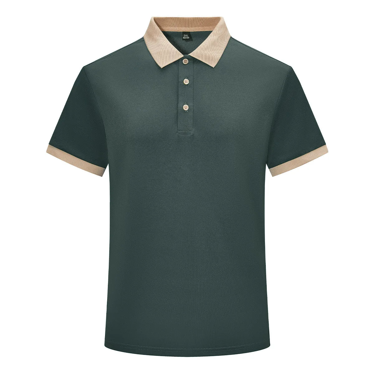 High Quality Sports Leisure Polo Shirts Patchwork Lapel collar short sleeved T-shirt Comfortable Golf men's Clothes summer