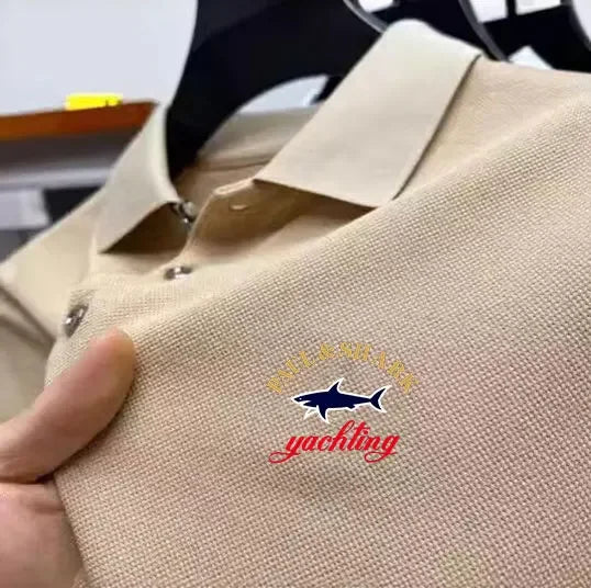 Men's Cool and Hot Selling Light Luxury Polo Shirt Trendy Korean Golf Sports Top Outdoor Camping XS-2XL European Clothing2025