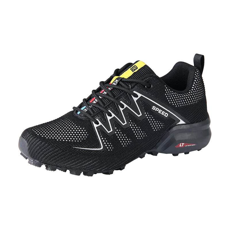 2025 New Men Running shoes Outdoor Breathable Anti-skid Wear-resistant Lace-up Sneakers Male Jogging Training Travel Sport Shoes