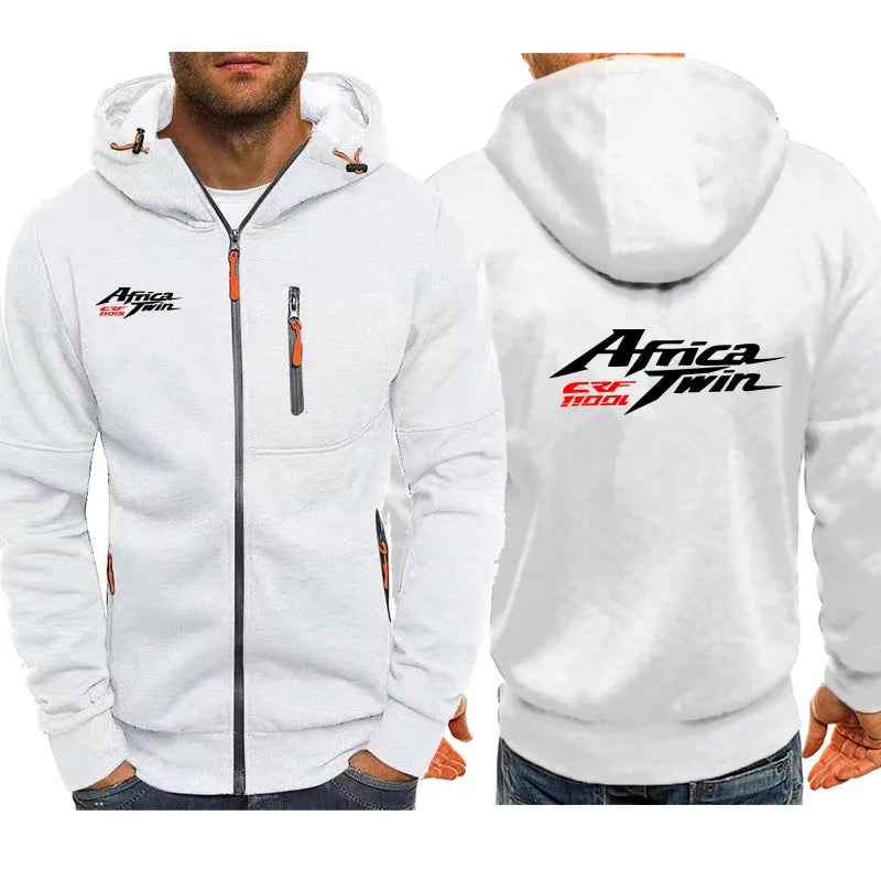 Africa Twin Crf 1100L Crf1000 Men Jackets Hoodies Coats Motorcycle Hondaes F1 Zipper Sweatshirts Male Jacket Mens Outerwear