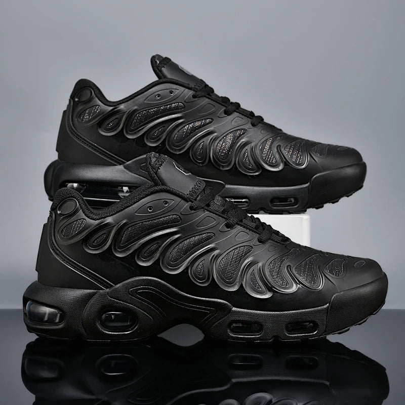 Fashionable casual men's sneakers non-slip wear-resistant air cushion sneakers outdoor lightweight breathable mesh running shoes