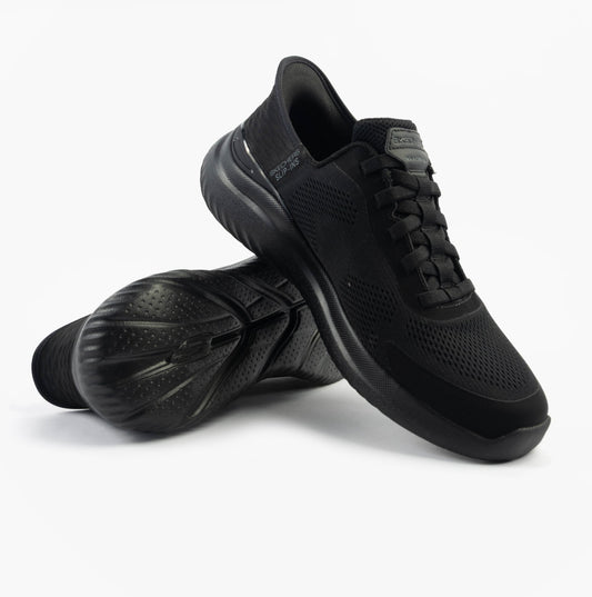 Skechers 232459/BBK BOUNDER 2.0 - EMERGED Mens Trainers Black