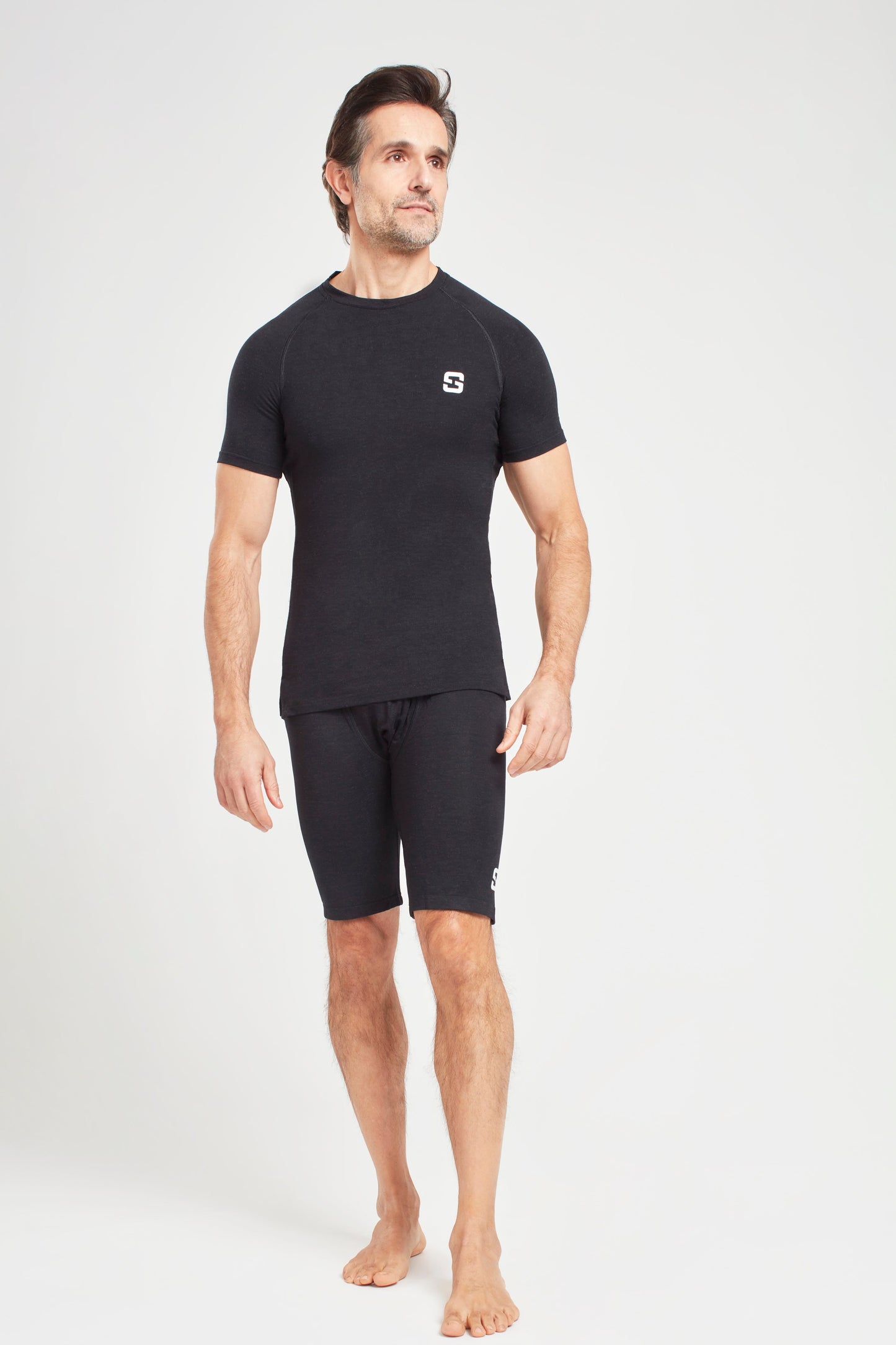 T-Shirt - Marl Black