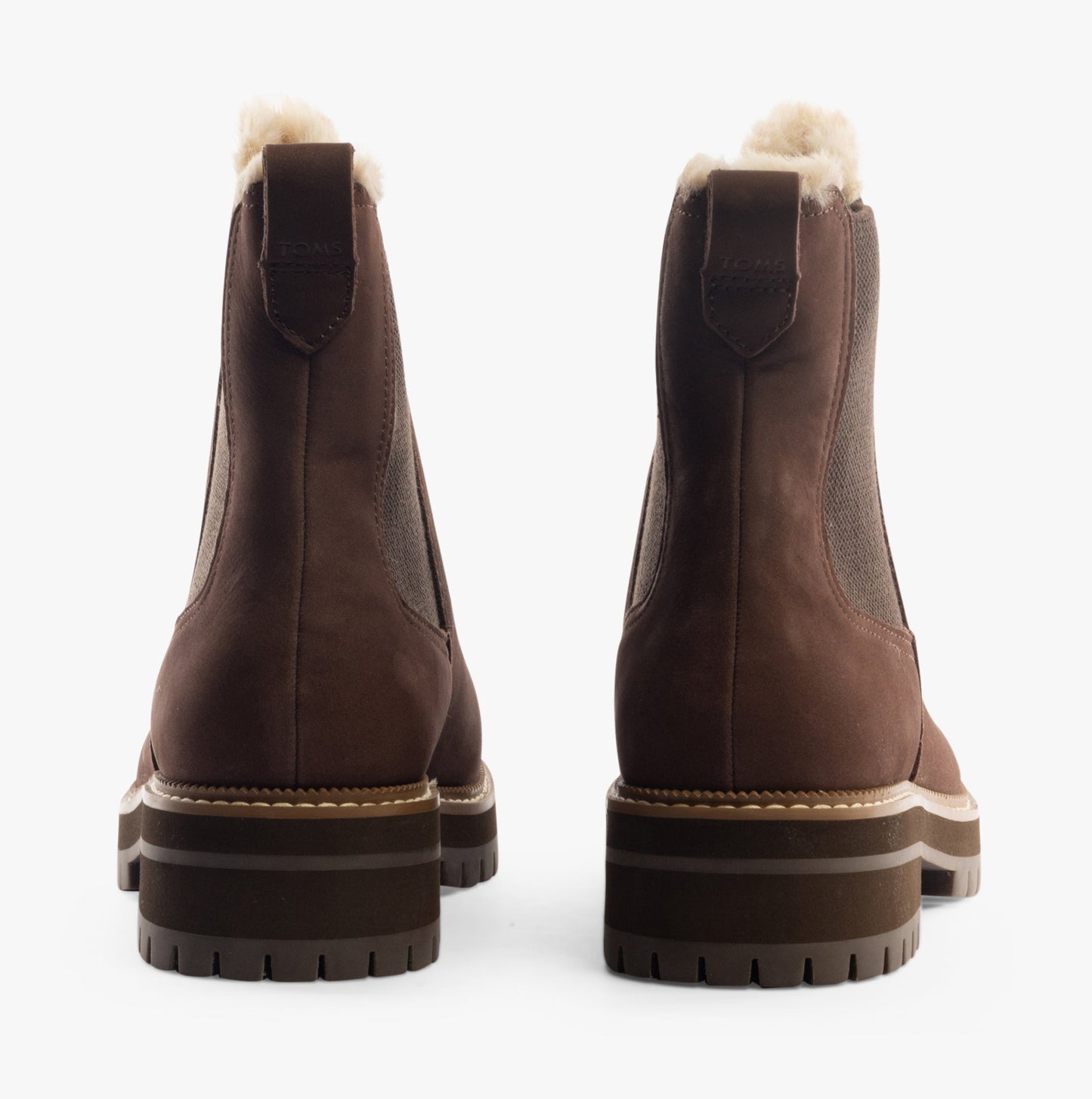 TOMS BENNET Womens Boots Dark Brown