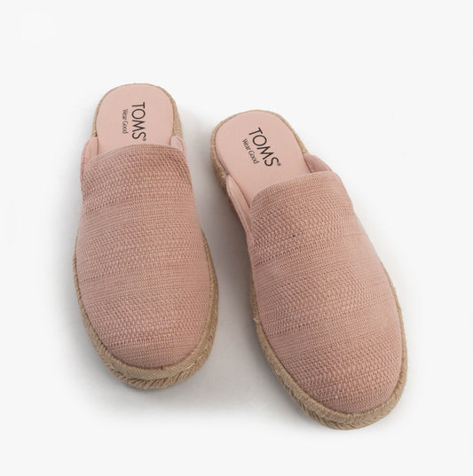 TOMS SANTIAGO MULE Womens Espadrille Pink