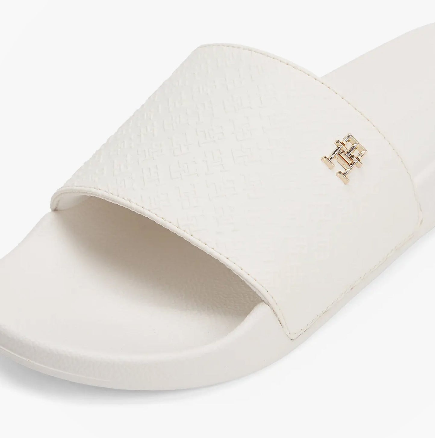 Tommy Hilfiger MONOGRAM POOLSIDE Womens Sliders White