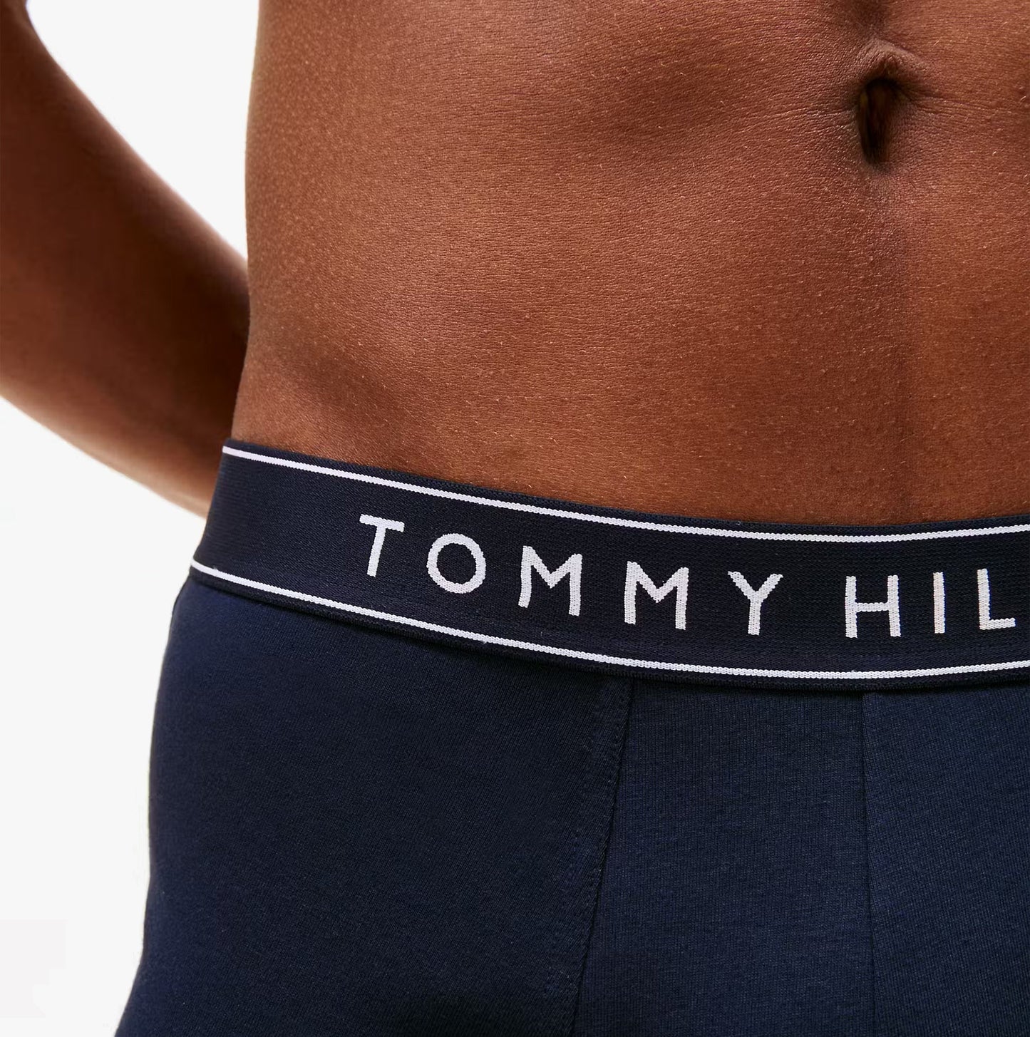 Tommy Hilfiger Mens 3 Pack Logo Waistband Trunks Multi