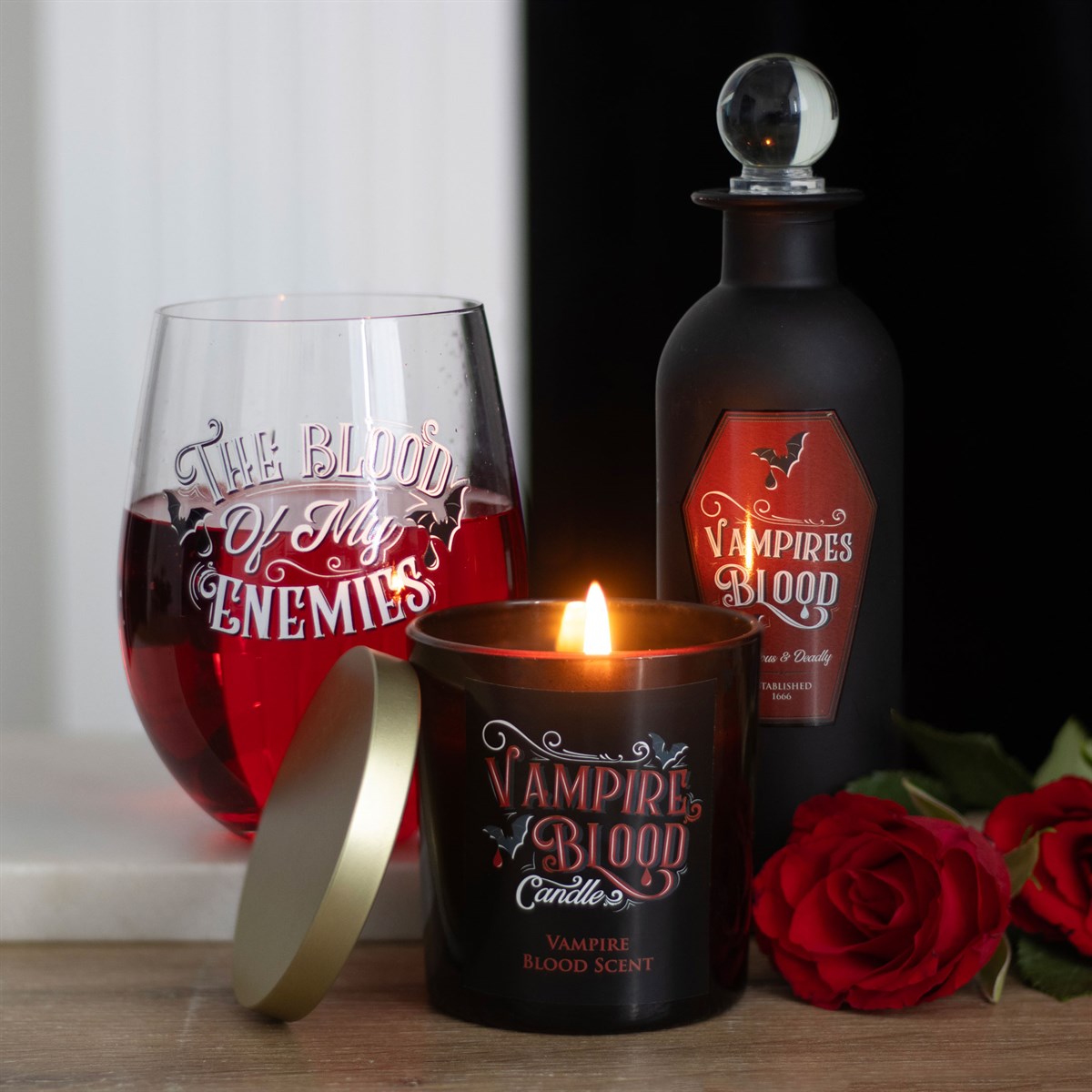 Gothic Gifts Vampire Blood Candle