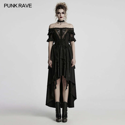 Punk Rave Jezebel Elf Off Shoulder Dress