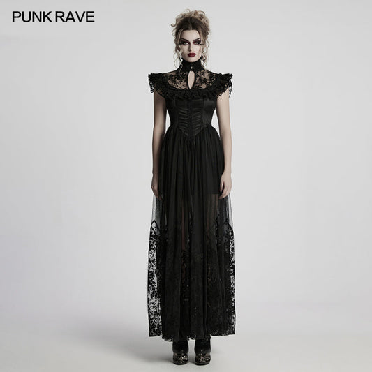 Punk Rave Seraphina Goth Flying Sleeve Dress