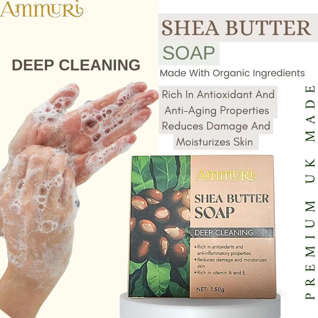 Ammuri Shea Butter Luxury Bar Soap: Soften, Soothe, and Pamper Your Skin Daily