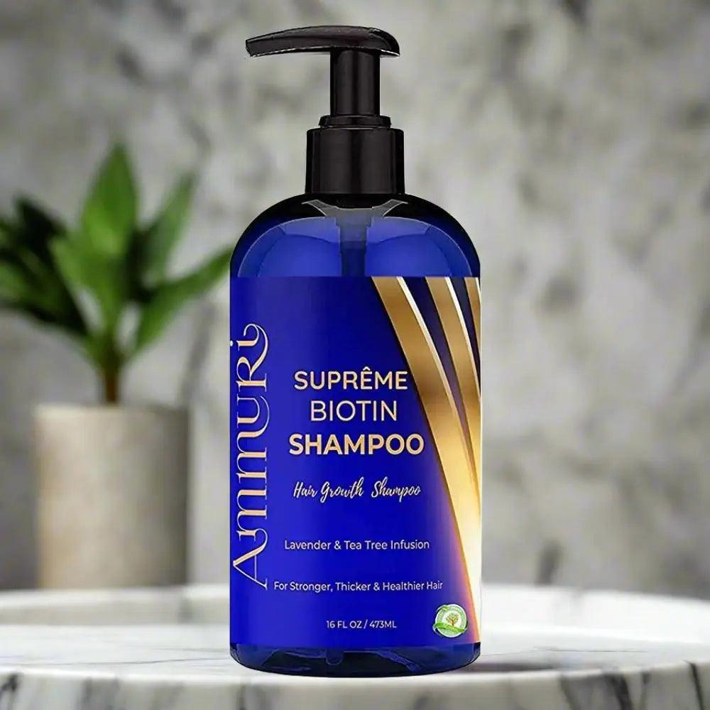 Ammuri Biotin Shampoo for Thicker Hair & Growth