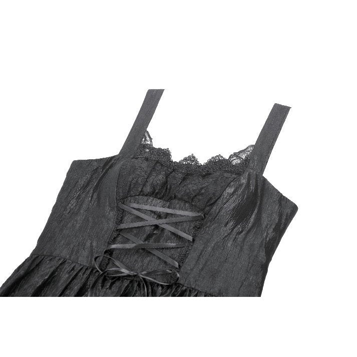 Dark in Love Shadow Lament Ruched Lolita Dress