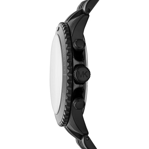 Michael Kors MK8750 Men's Bayville Silver/Black Chronograph Watch