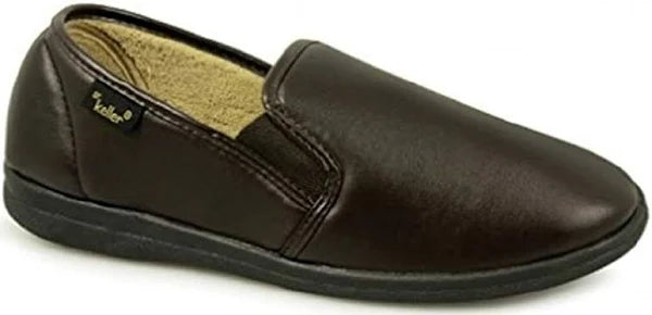 Dr Keller CHRISTOF Mens Slippers Brown
