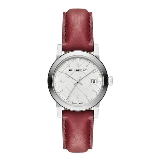 Burberry Ladies Watch The City 34mm Red BU9129