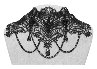 Punk Rave Goth Bat Necklace