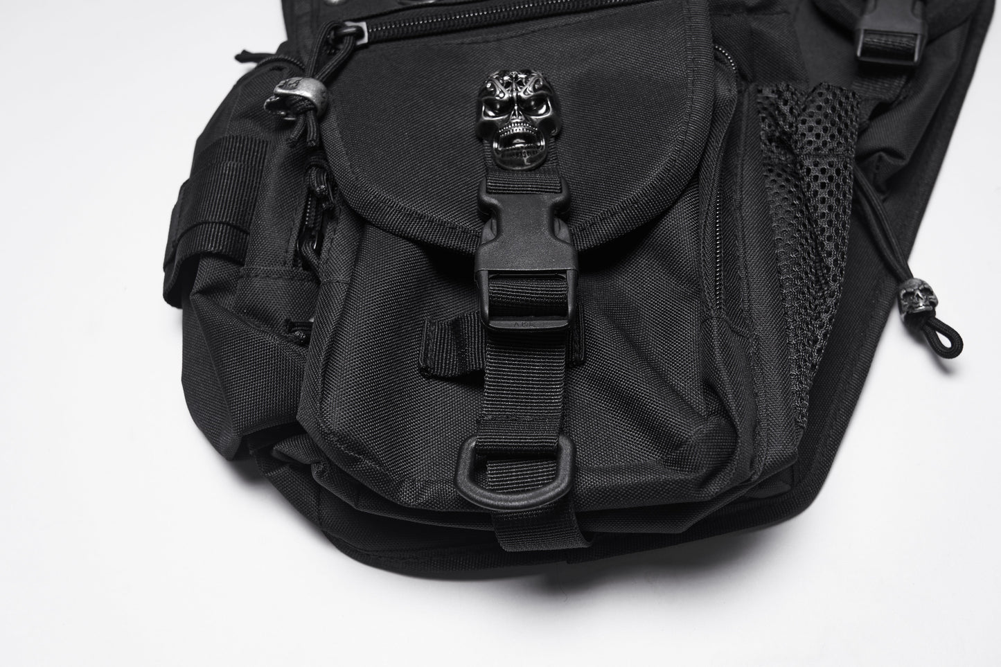 Punk Rave Techwear Skull Waist–Leg Bag