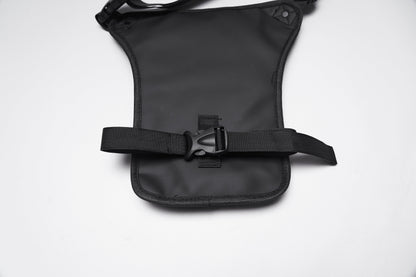 Punk Rave Cyberpunk Chain & Skull Hardware Waist–Leg Bag