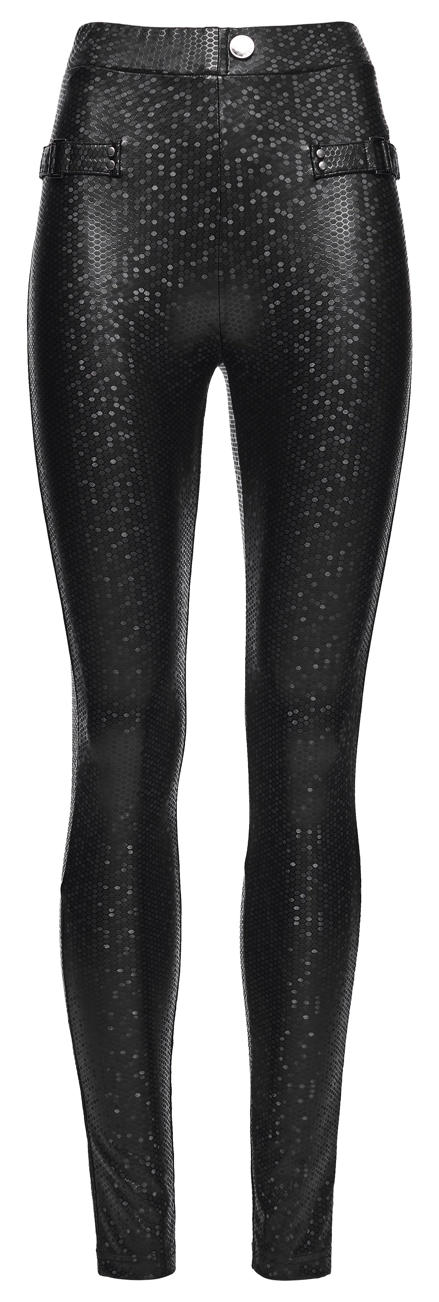 Punk Rave Ravenna Leggings – Black Prism Finish