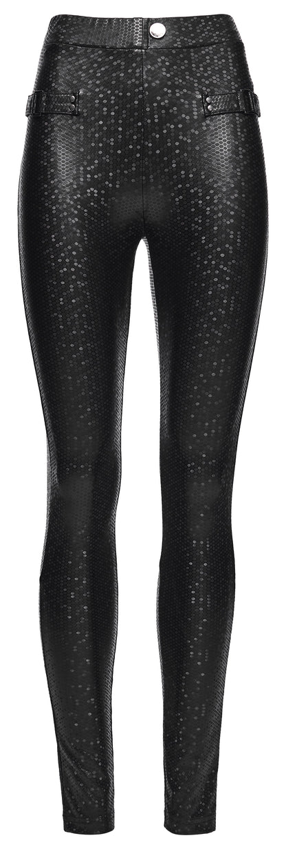 Punk Rave Ravenna Leggings – Black Prism Finish