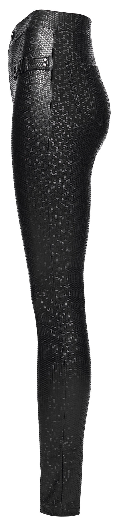 Punk Rave Ravenna Leggings – Black Prism Finish