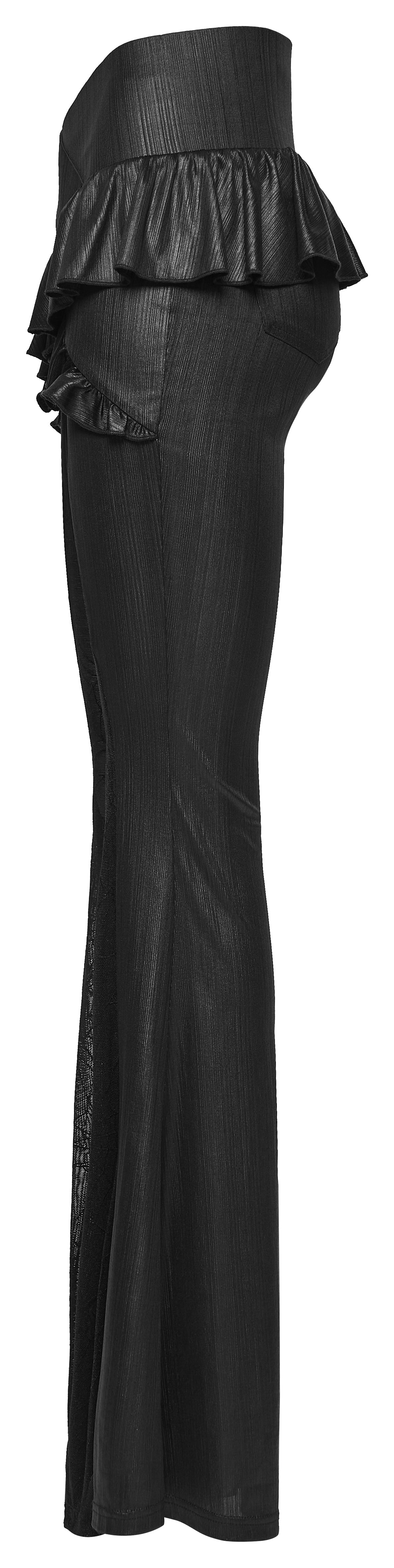Punk Rave  Bellatrix Goth Leggings Flares - Alt Flared Trousers