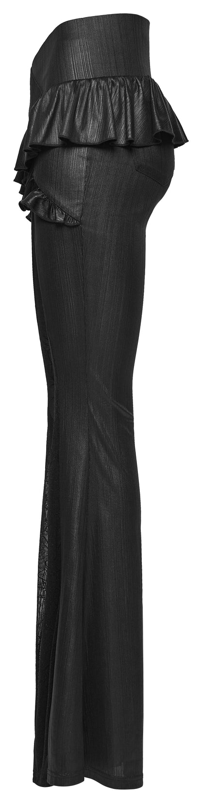 Punk Rave  Bellatrix Goth Leggings Flares - Alt Flared Trousers
