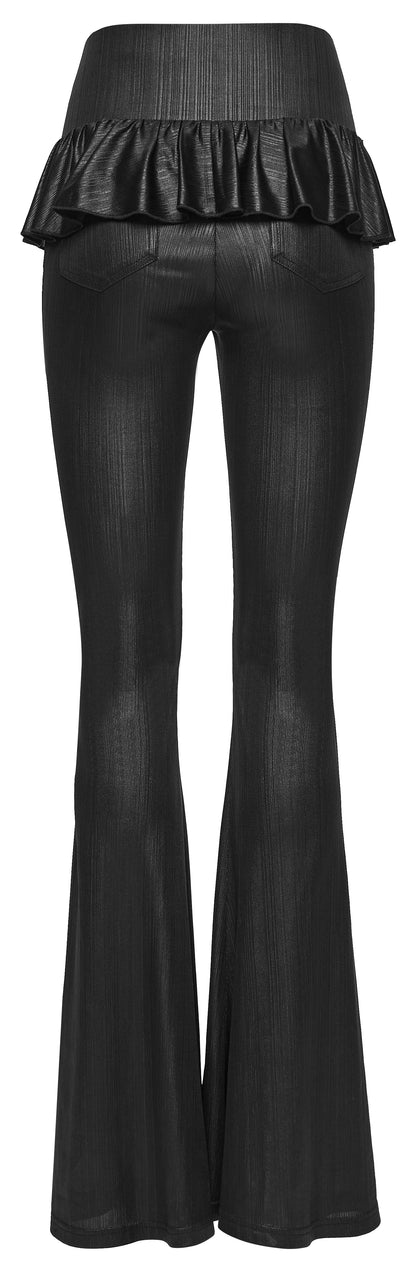 Punk Rave  Bellatrix Goth Leggings Flares - Alt Flared Trousers